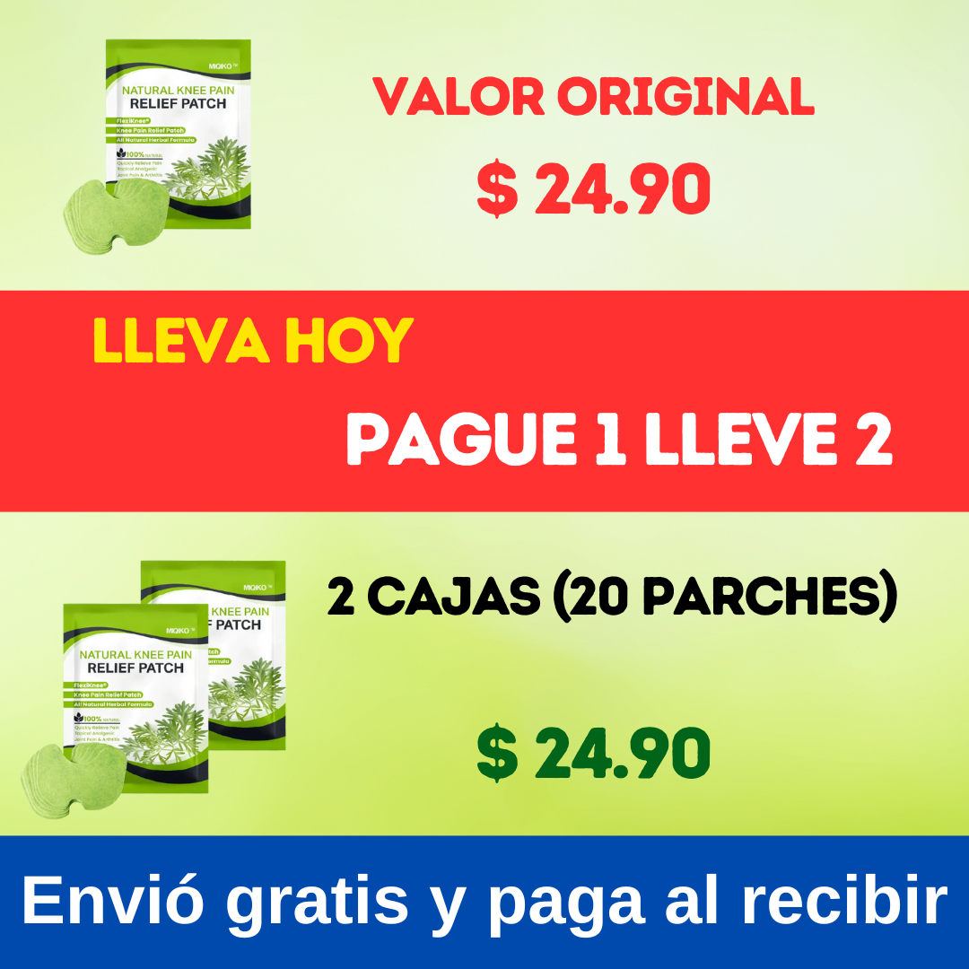 🍃parches aliviadores para rodilla - PAGUE 1 LLEVE 2😍