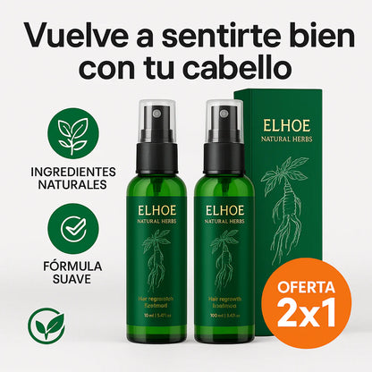 🔥 ELHOE Spray crecimiento acelerado OFERTA 2x1 ORIGINAL😍