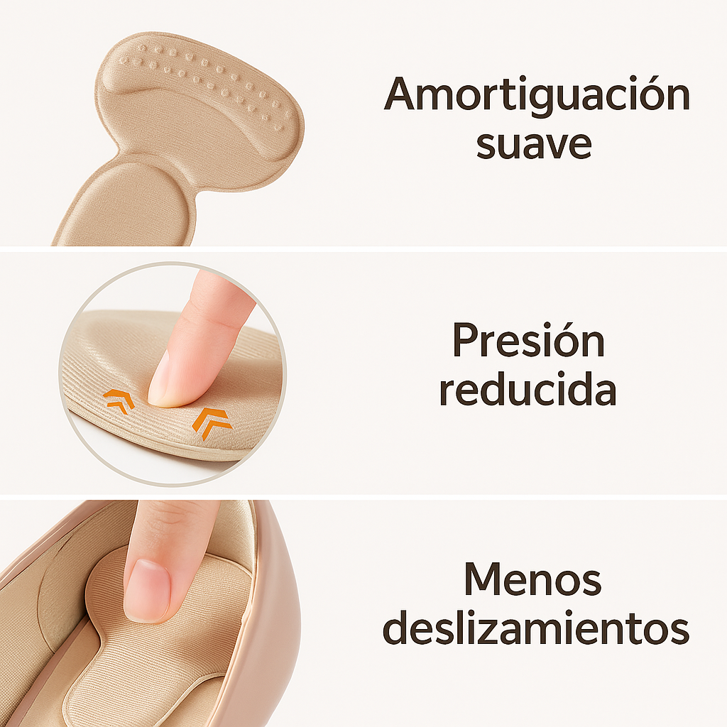 💃 Libérate del dolor con ComfortLock™ Plantillas Almohadillas para Tacones