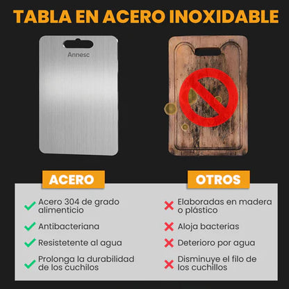 TABLA PARA PICAR PREMIUM - ⭐⭐⭐⭐⭐ Incluye tabla pequeña GRATIS 🎁